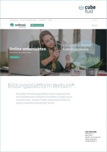 webuni - cube fluid GmbH 2