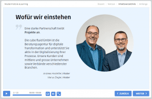 eLearning-Module - cube fluid GmbH 3